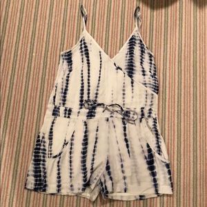 French Connection Tie Dye Romper